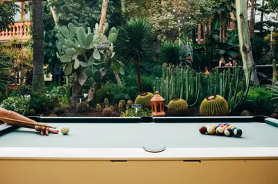 Mesa de billar en Hotel Parque Tropical