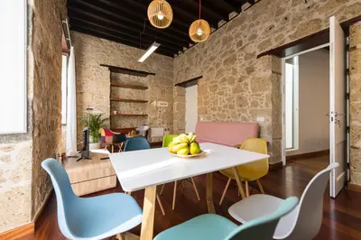 Zona de estar de Cathedral Suites