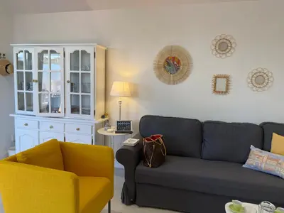 Zona de estar de Beach Flor Bungaló 42 La Gema del Sur