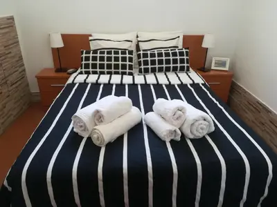 Cama o camas de una habitación en apartamento canarias
