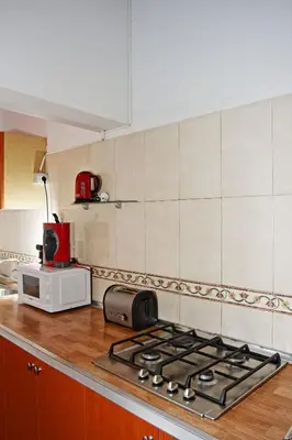 Una cocina o zona de cocina en apartamento canarias