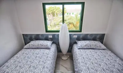 Cama o camas de una habitación en Complejo Las Olas
