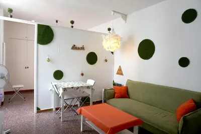 Zona de estar de Mai City Apartment