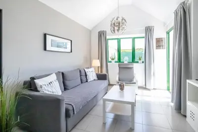 Zona de estar de Aloha Maspalomas - Wonderful private terrace