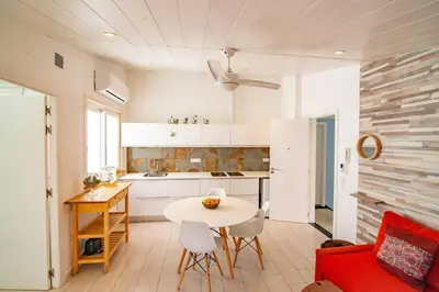Una cocina o zona de cocina en Mexico Suite- Private terrace. Air conditioned