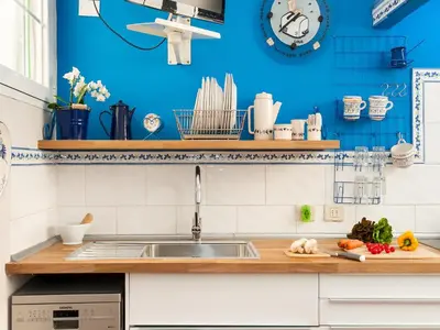Una cocina o zona de cocina en Beautiful Beach Apartment M&B IV by Las Canteras by VillaGranCanaria