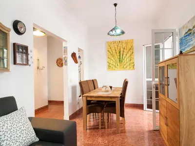 Zona de estar de Beautiful Beach Apartment M&B IV by Las Canteras by VillaGranCanaria