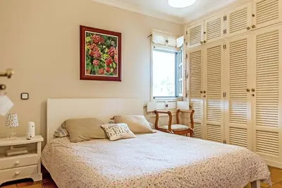 Cama o camas de una habitación en Finca Tres Chimeneas