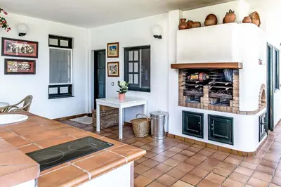 Una cocina o zona de cocina en Finca Tres Chimeneas