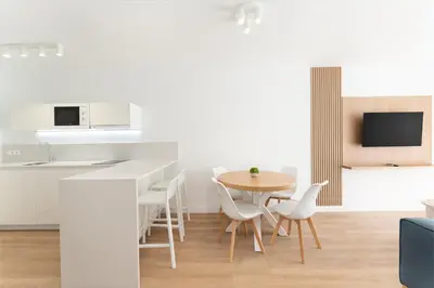 Una cocina o zona de cocina en Alsol Los Caribes 1- Adults Only