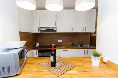 Una cocina o zona de cocina en Mojo Friendly Holiday Home