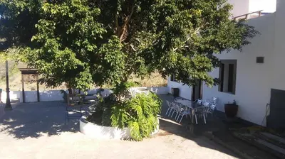 Jardín al aire libre en Refugio El Hornillo