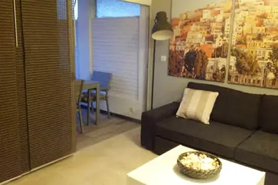 Zona de estar de Apartamento en Playa de las Burras