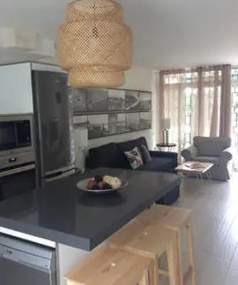 Una cocina o zona de cocina en Primera linea de Playa de las Burras