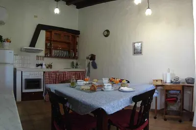 Una cocina o zona de cocina en Casa rural El Olivar - La Oliva