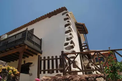 Un balcón o terraza de Casa rural El Olivar - La Oliva