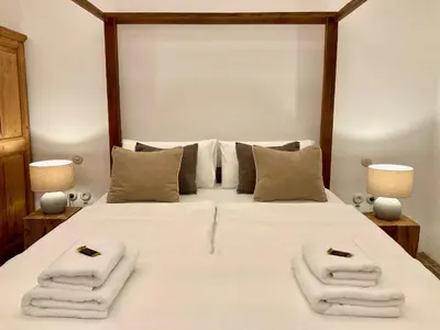 Cama o camas de una habitación en Casa Rural Palomar - Men Only