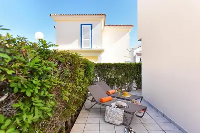 Jardín al aire libre en Bungalow Pasito Blanco Marina Port 4 by VillaGranCanaria