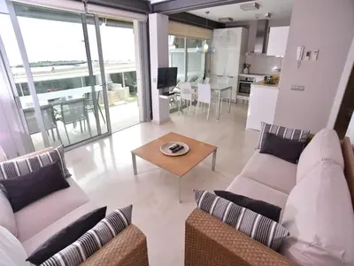 Zona de estar de Las Barcas