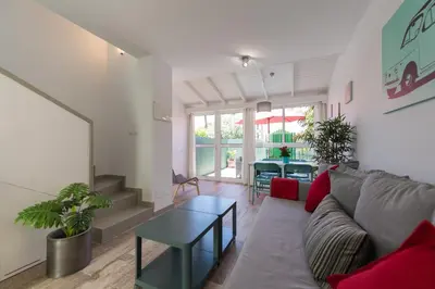 Zona de estar de Bungalow tipo duplex en Sonneland, Maspalomas