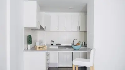 Una cocina o zona de cocina en Cornisa Apartments
