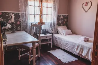 Cama o camas de una habitación en La Dama del Mar