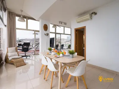 Zona de estar de Living Las Canteras Homes - PENTHOUSE FREE PARKING