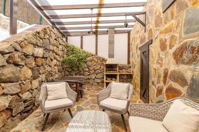 Zona de estar de Casa Los Pinos