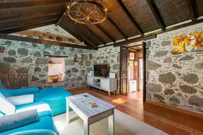 Zona de estar de Casa Los Pinos