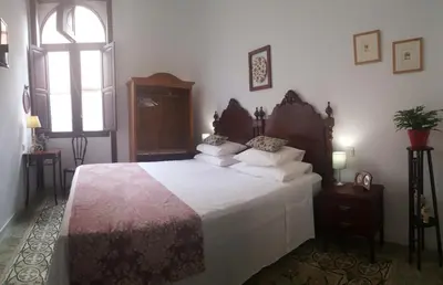 Cama o camas de una habitación en Los Canaritos