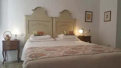 Cama o camas de una habitación en Los Canaritos