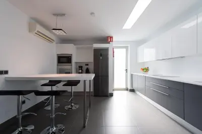 Una cocina o zona de cocina en Villa Paradise