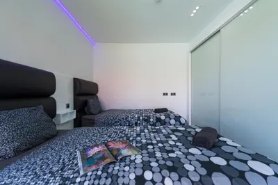 Cama o camas de una habitación en Villa Paradise