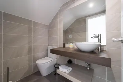 Un baño de BUNGALOW BAHÍA MELONERAS