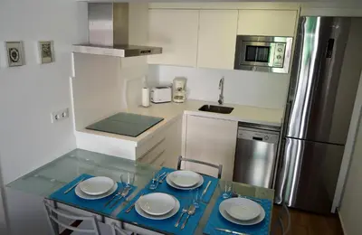 Una cocina o zona de cocina en Bungalow ACK
