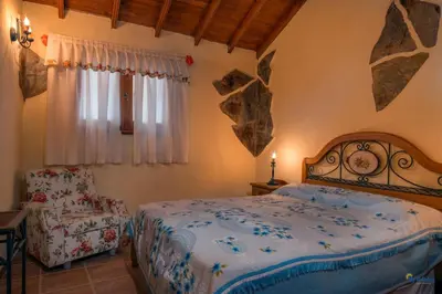 Cama o camas de una habitación en Finca Artemi Carretera Ayagaures