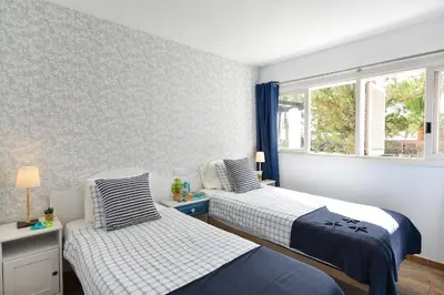Cama o camas de una habitación en Casa Maspalomas