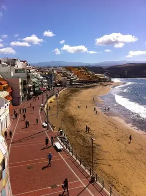 Plano de Sunrise-Sunset Amazing Seaviews Las Canteras Beach