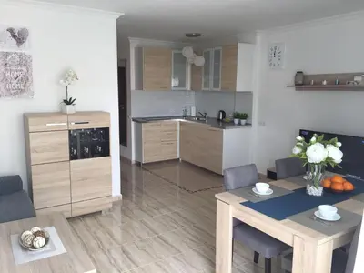 Una cocina o zona de cocina en Apartment near Yumbo and Cita