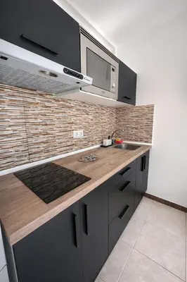 Una cocina o zona de cocina en Apartamento Luxury