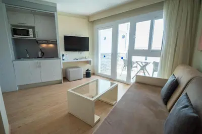 Una televisión o centro de entretenimiento en HL Suite Nardos - Only Adults