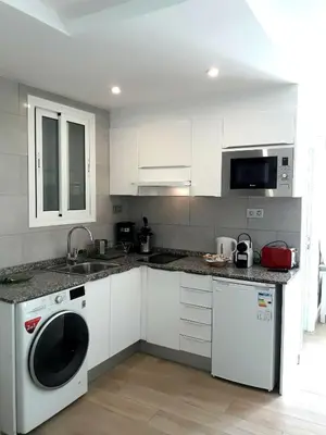 Una cocina o zona de cocina en Canteras Playa Mc