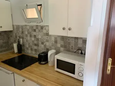 Una cocina o zona de cocina en Ocean Breeze San Agustin