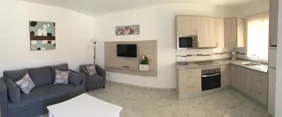 Una cocina o zona de cocina en Billy's Las Rocas Apt Playa de Mogan with pool access