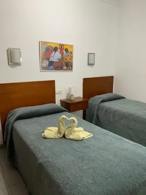 Cama o camas de una habitación en Felicidad