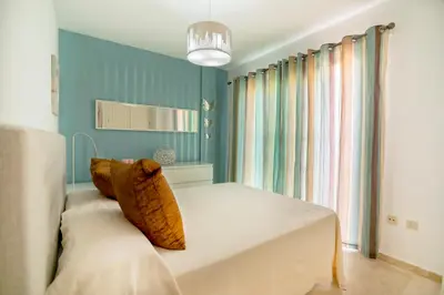 Cama o camas de una habitación en Bungalow el Valle in Puerto Rico with Jacuzzi