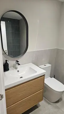 Un baño de Bungalows Los Melocotones