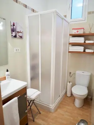 Un baño de CASA ROSALÍA. APARTAMENTO CON VISTAS A LA MONTAÑA