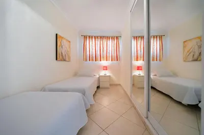 Cama o camas de una habitación en Apartments Vistamar
