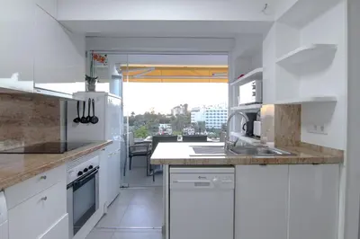 Una cocina o zona de cocina en Magical Sea View Accommodation Gran Canaria